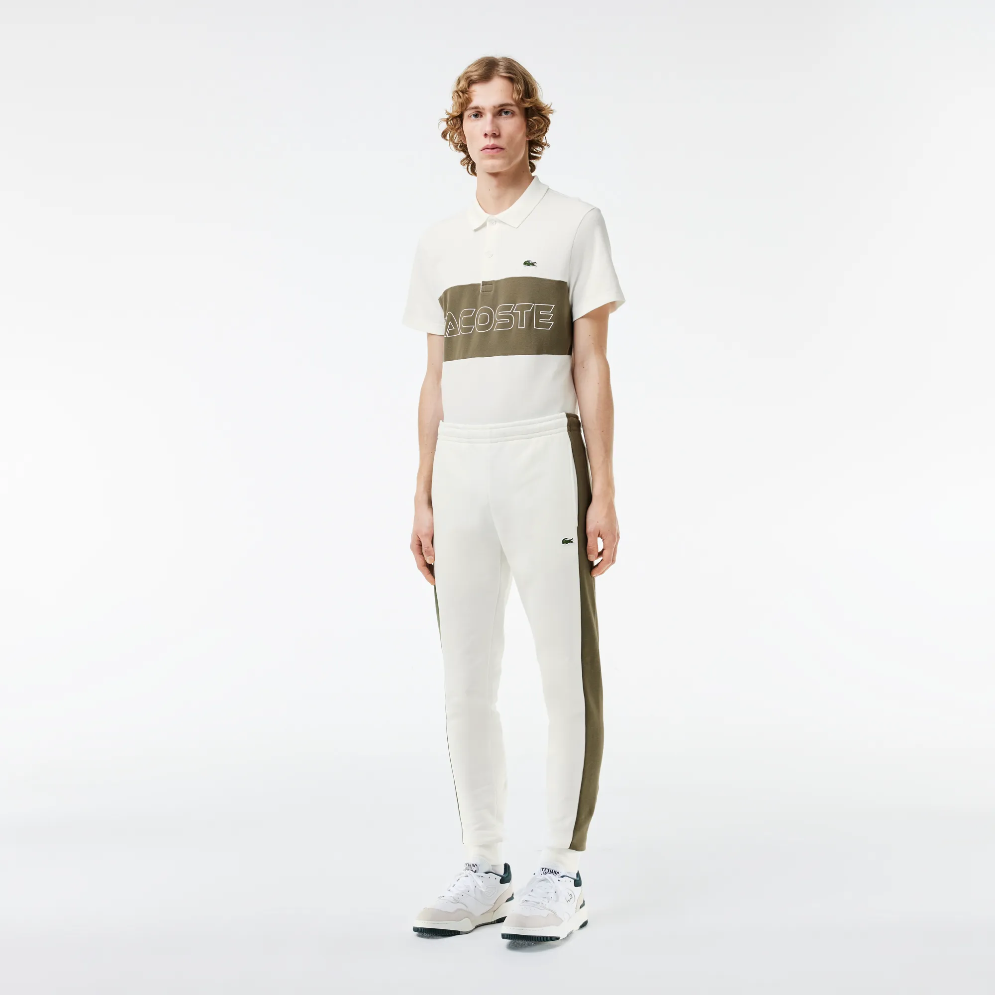 Мужские спортивные брюки Lacoste, белый, арт. XH1428