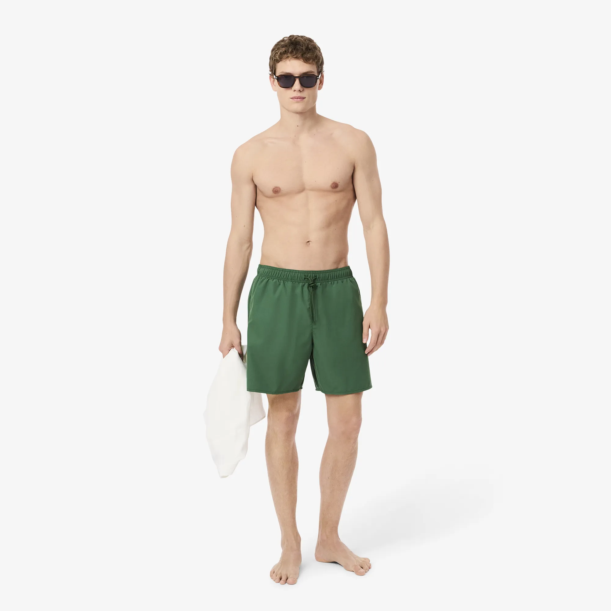 Мужские плавательные шорты Lacoste, зеленый, арт. MH9088