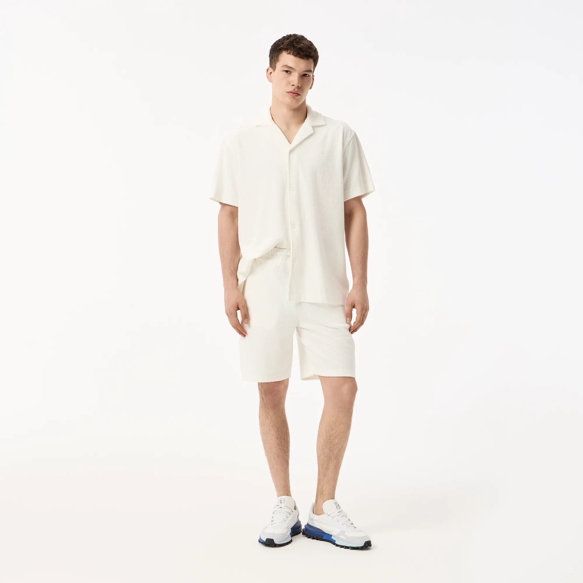 Мужские шорты Lacoste из хлопка, белый, арт. GH0535