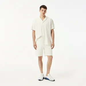 Мужские шорты Lacoste из хлопка, белый, арт. GH0535