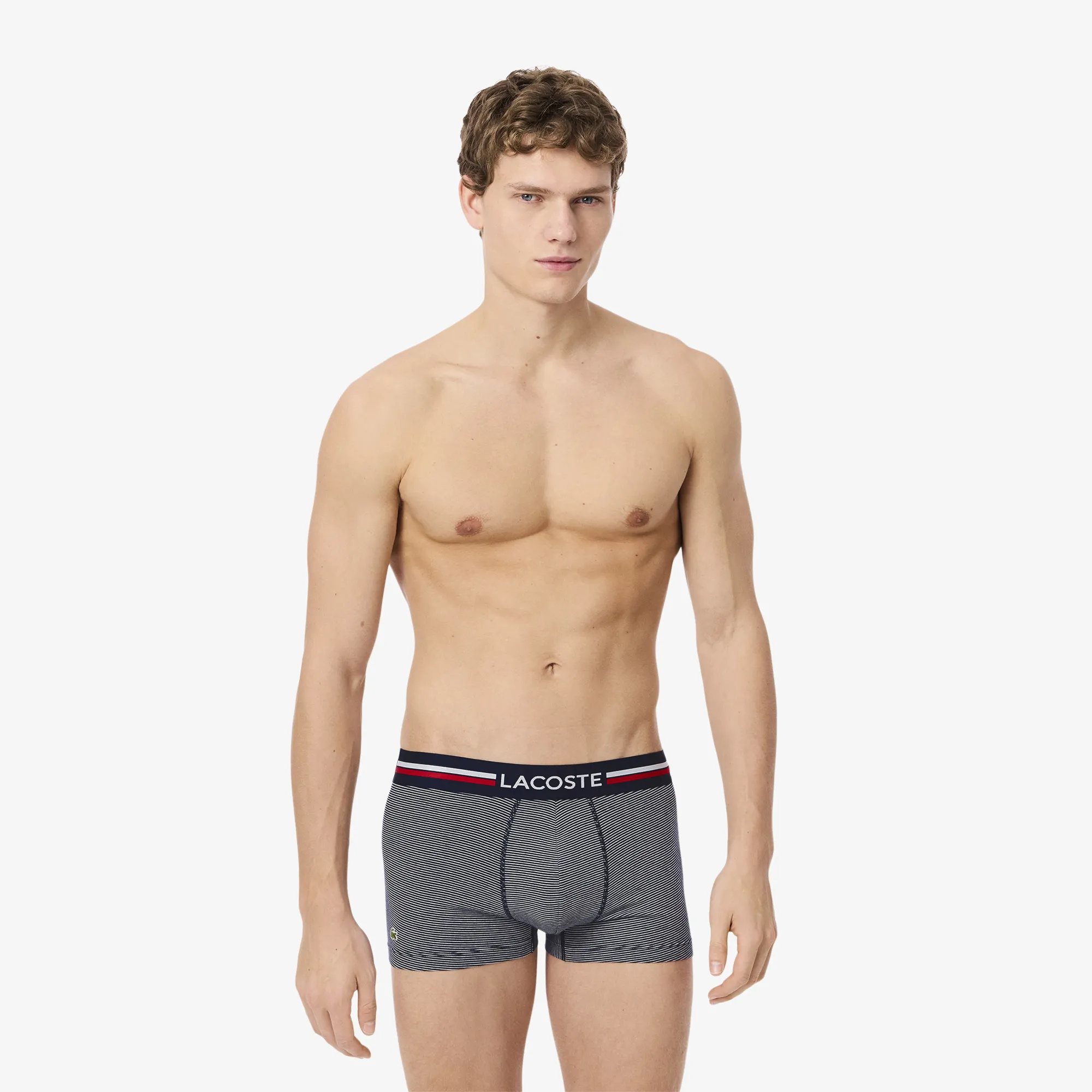 Мужское нижнее бельё Lacoste из хлопка, синий, арт. 5H2382