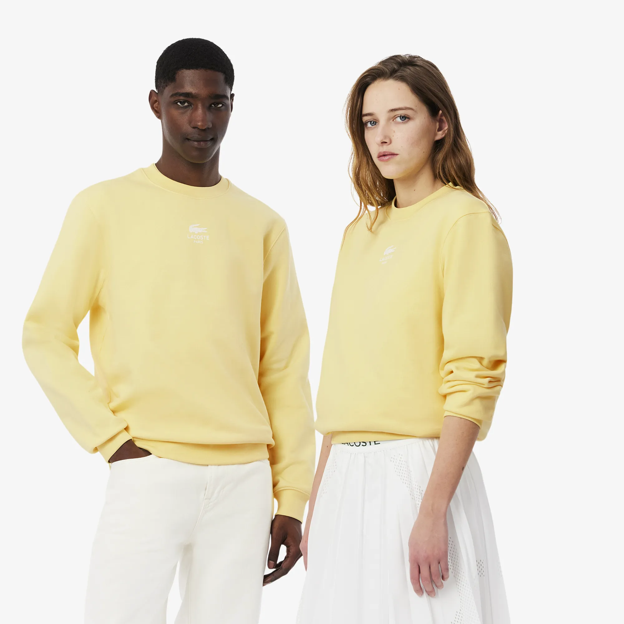 Толстовка Lacoste Unisex из хлопка, желтый, арт. SH2736