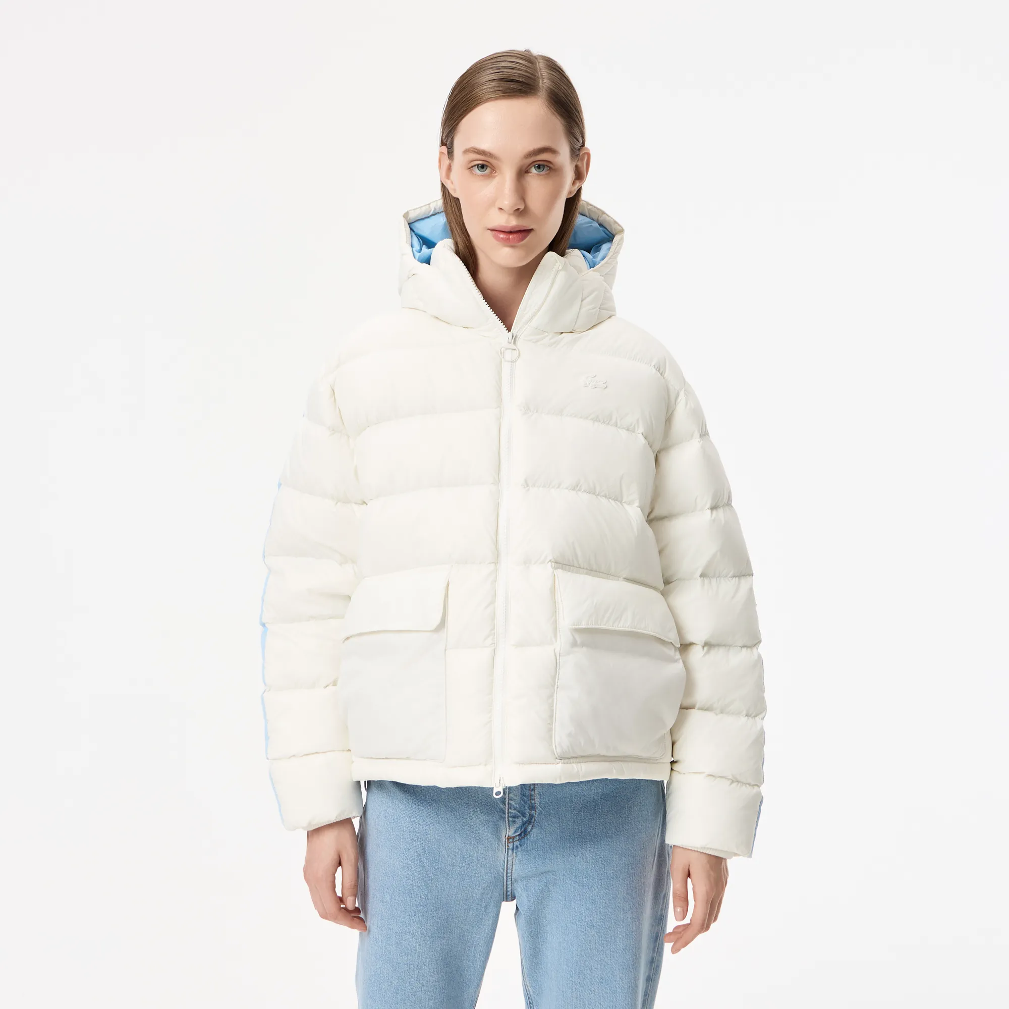 Женская куртка Lacoste, белый, арт. BF2627