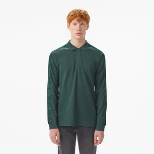 Мужская хлопковая рубашка-поло Lacoste, зеленый, арт. PH2615