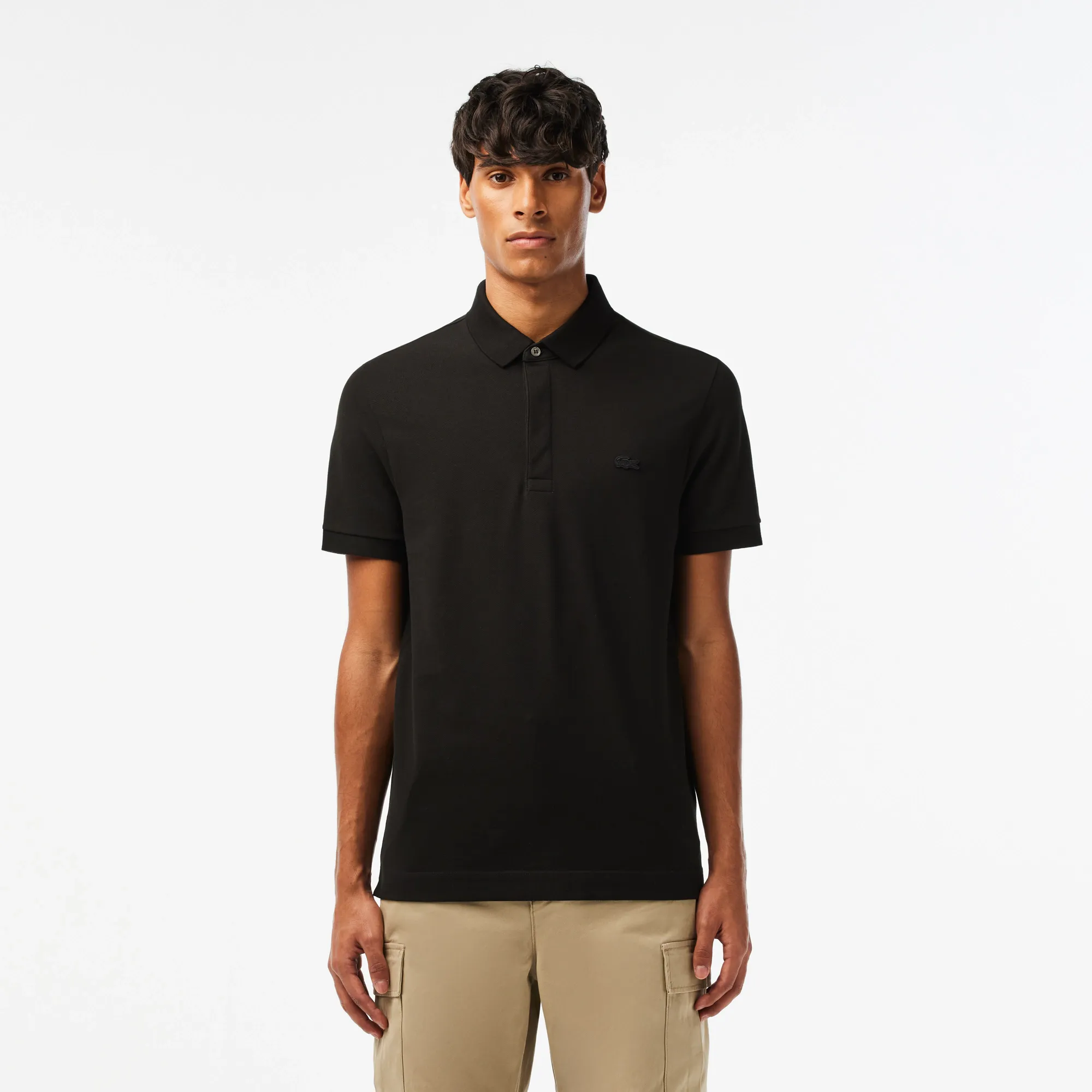 Мужское поло Lacoste PARIS Regular Fit, черный, арт. PH5522