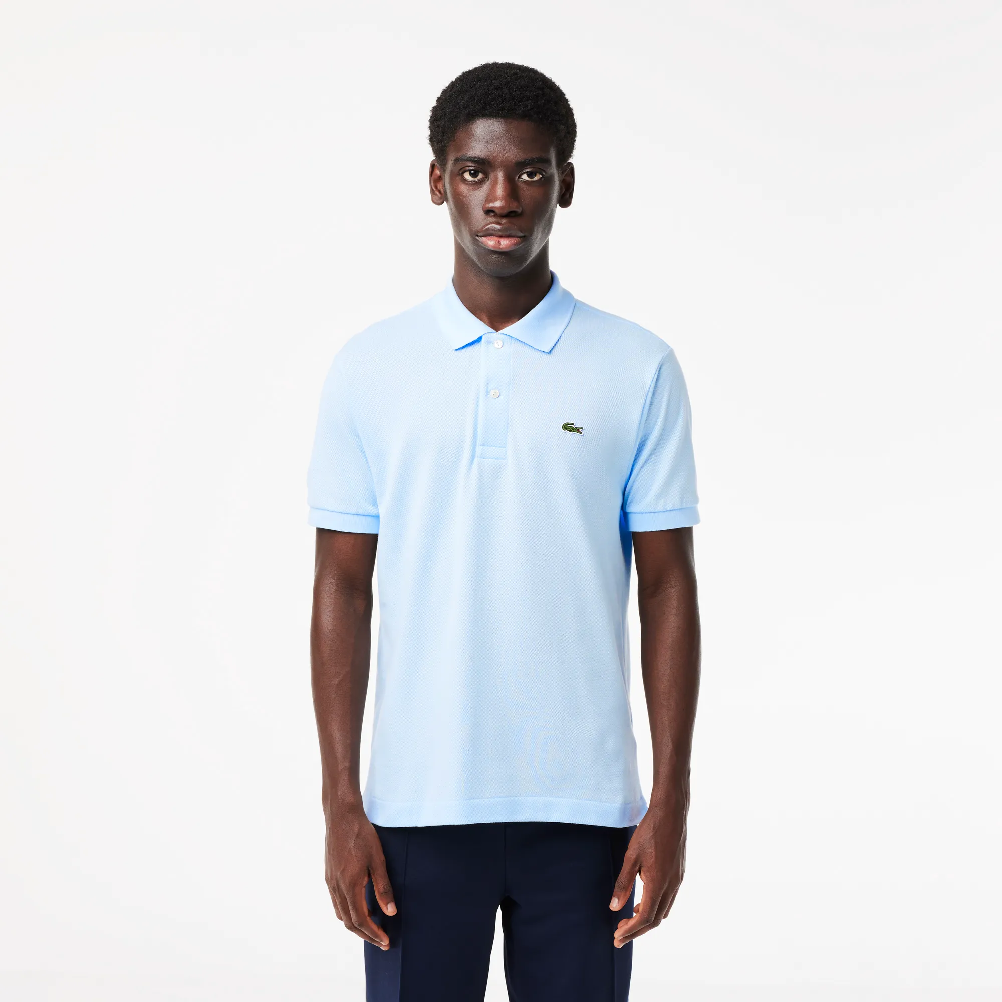 Мужское поло Lacoste Classic Fit, голубой, арт. L1212