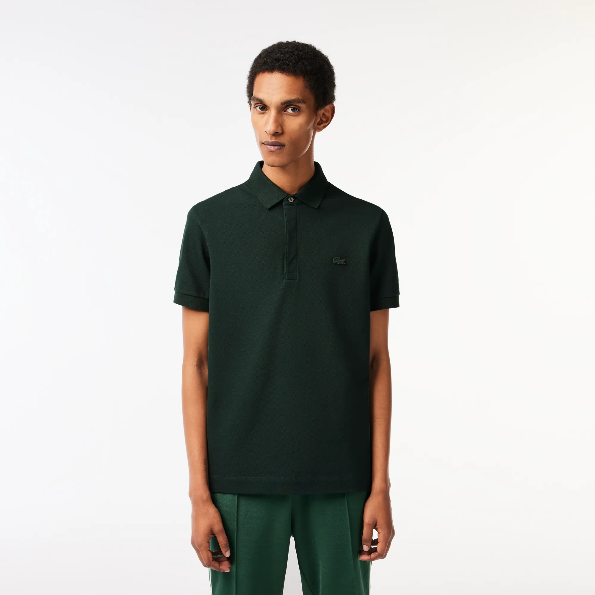 Мужское поло Lacoste PARIS Regular Fit, зеленый, арт. PH5522