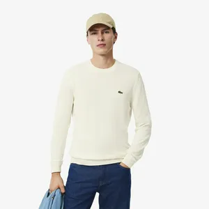 Мужской свитер Lacoste из органического хлопка, белый, арт. AH1985