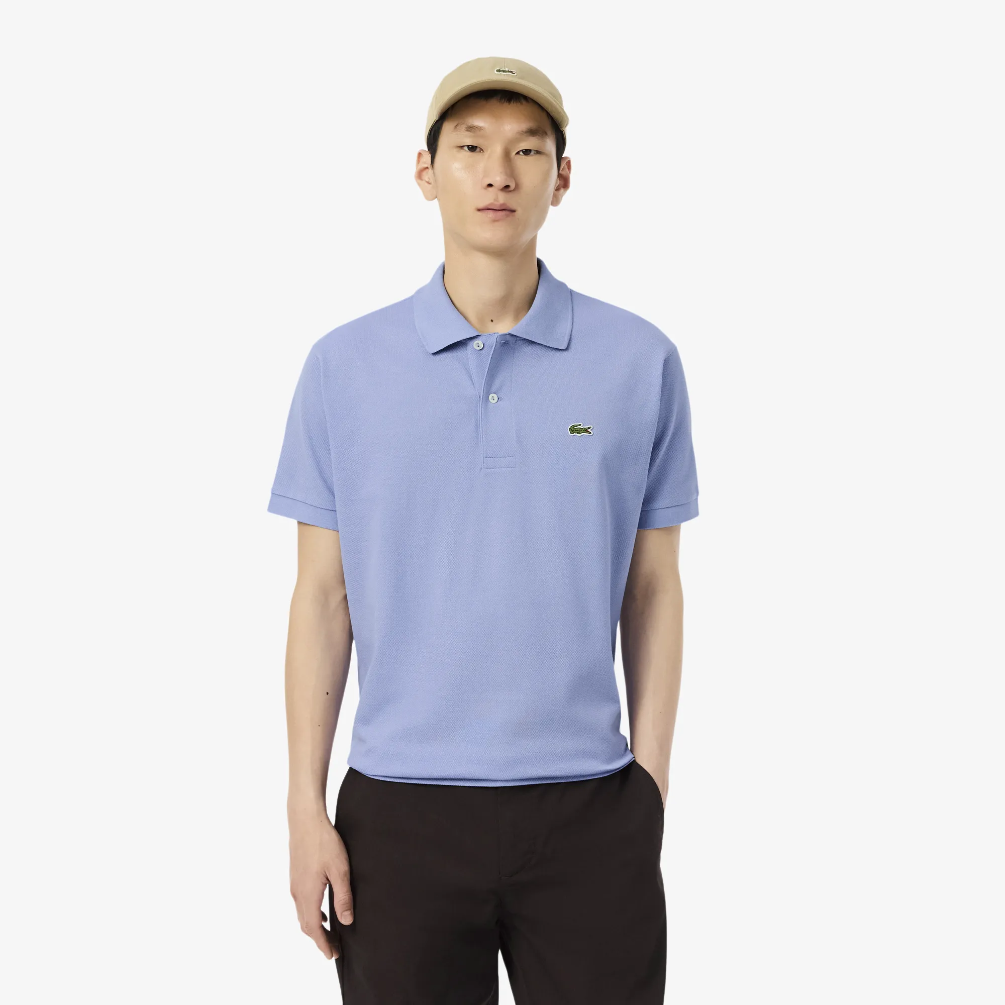 Мужское поло Lacoste L1212 Classic Fit, синий, арт. L1212