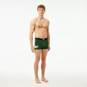 Мужское нижнее бельё Lacoste из хлопка, белый, арт. 5H1291