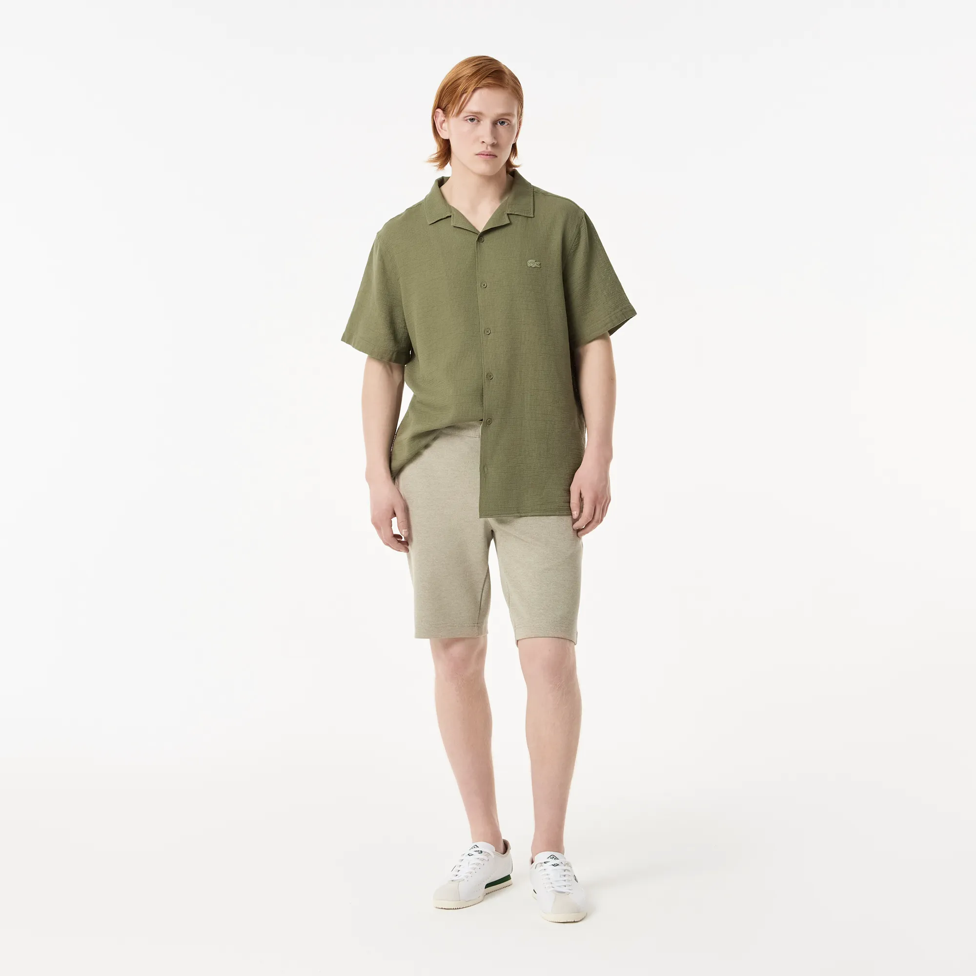 Мужские лёгкие шорты Lacoste, серый, арт. FH0505