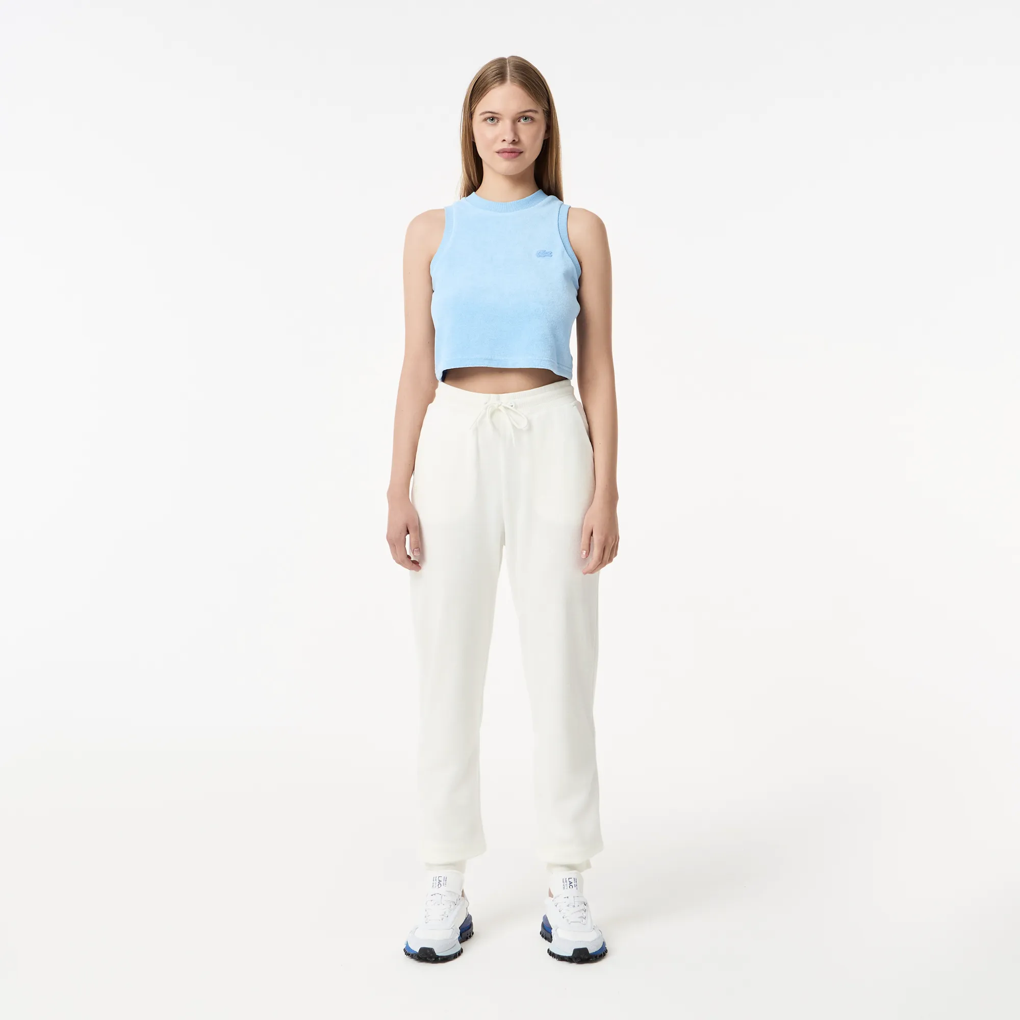 Женские спортивные брюки Lacoste, белый, арт. XF0505