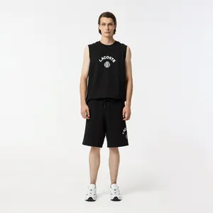 Мужские шорты Lacoste из хлопка, черный, арт. GH0520