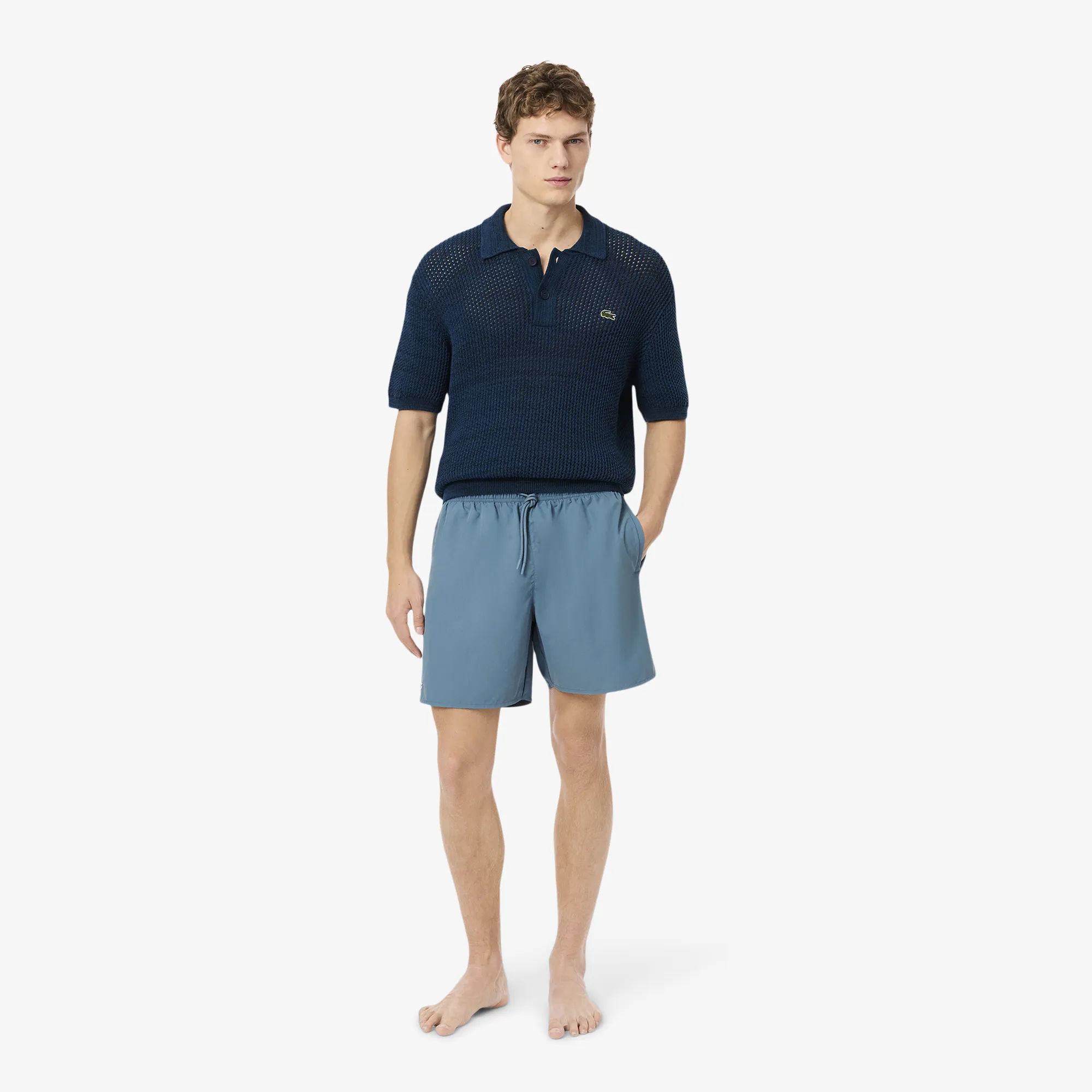 Мужские плавательные шорты Lacoste, синий, арт. MH9088