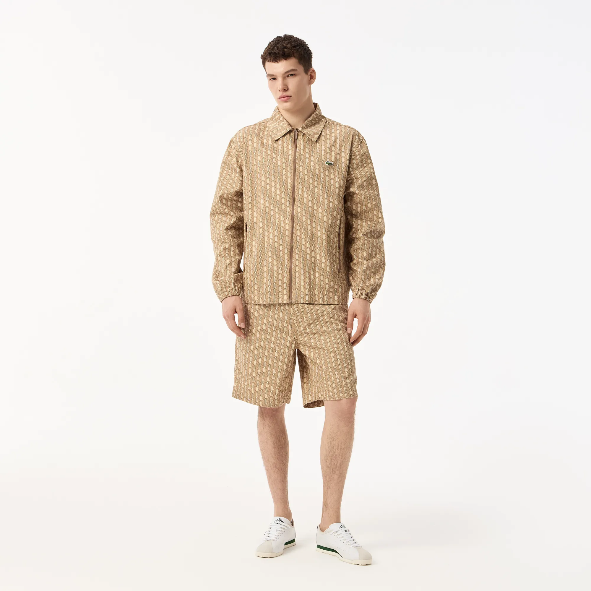 Мужские шорты Lacoste из хлопка, бежевый, арт. FH0532