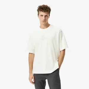 Мужская футболка Lacoste OVERSIZE FIT из органического хлопка, белый, арт. TH2610