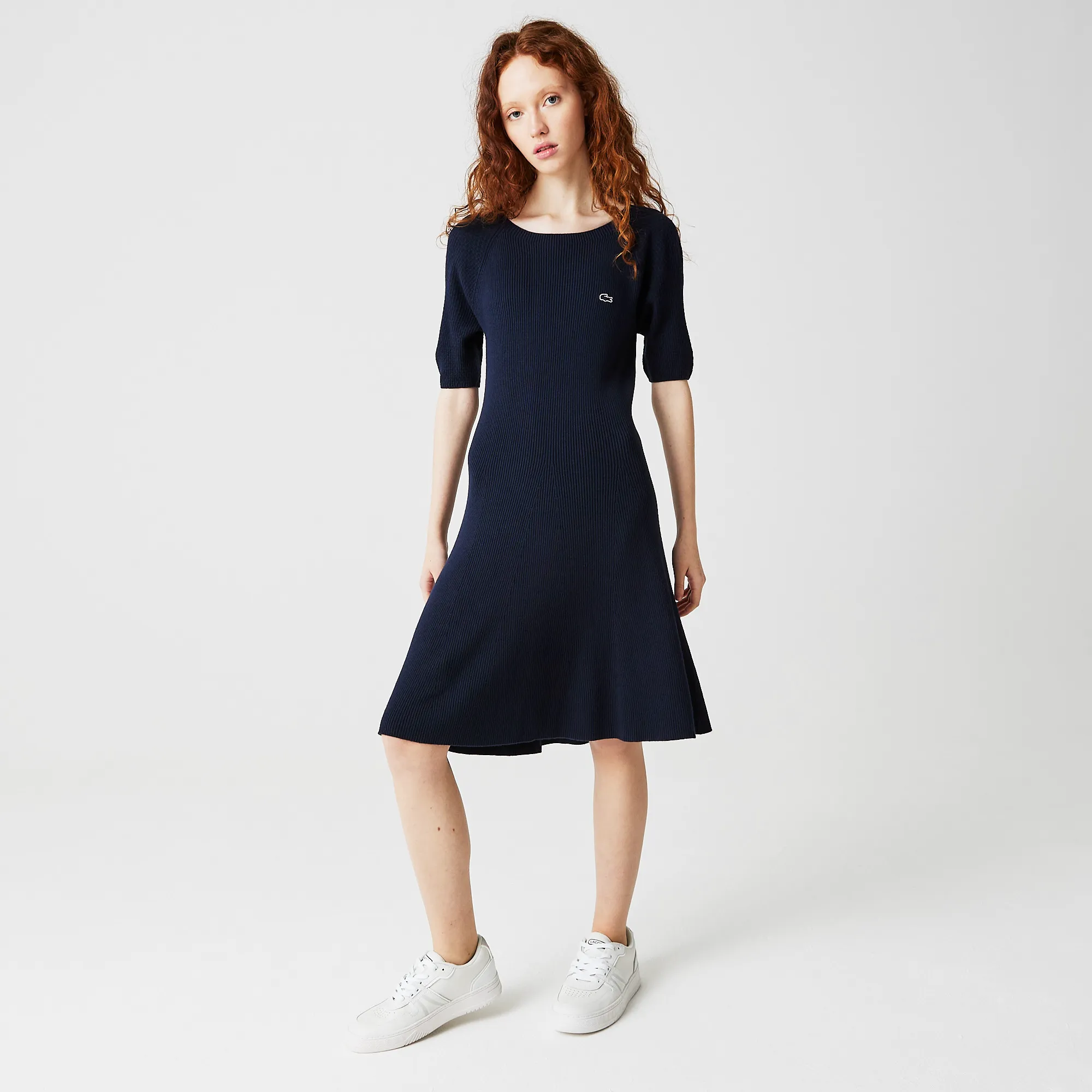 Женское платье Lacoste Regular Fit, синий, арт. EF0040