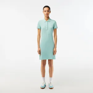 Женское платье-поло Lacoste Slim Fit, голубой, арт. EF5473