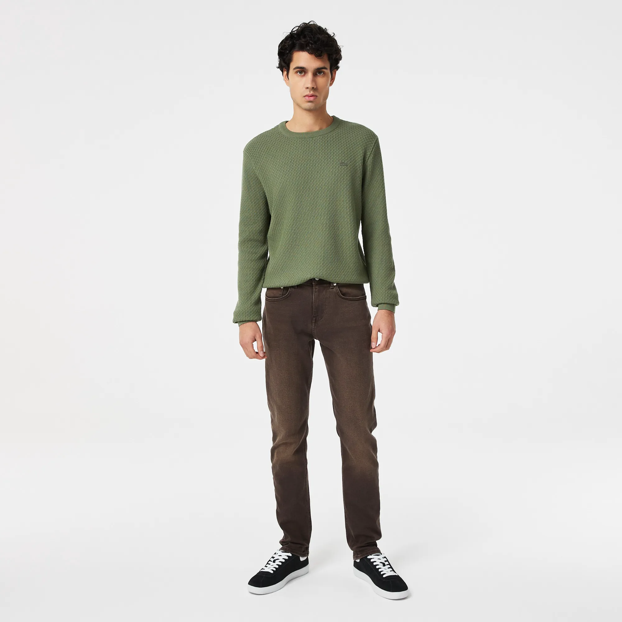 Мужские джинсы Lacoste Slim Fit, коричневый, арт. HH2471