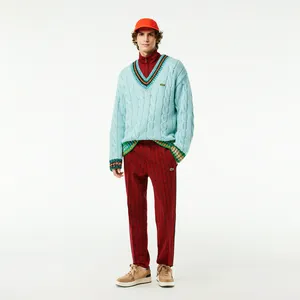 Спортивные брюки Lacoste Paris Regular Fit с монограммой, красный, арт. XH1440