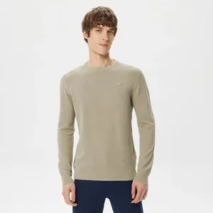 Мужской свитер Lacoste из органического хлопка, хаки, арт. AH0325