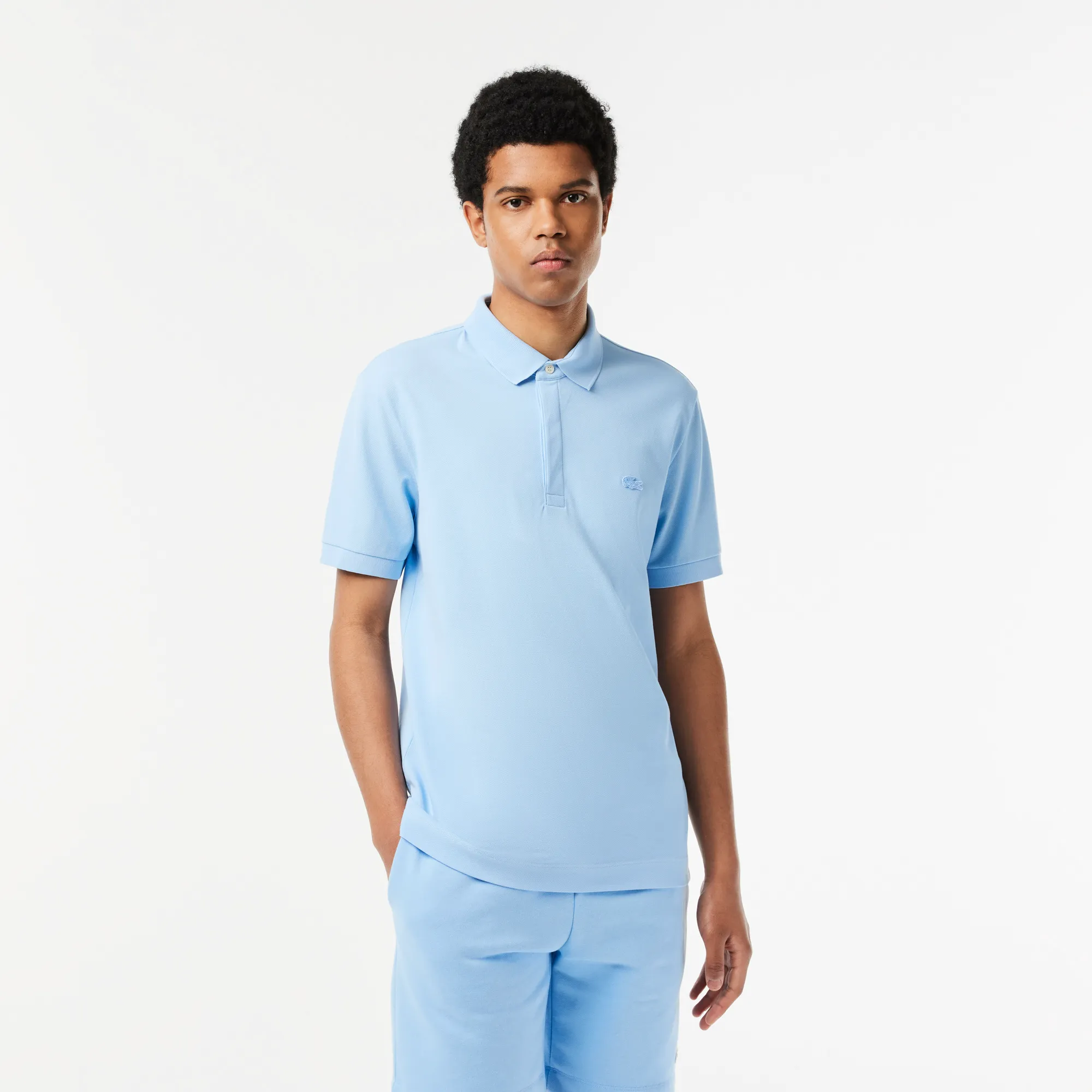Мужское поло Lacoste PARIS Regular Fit, голубой, арт. PH5522