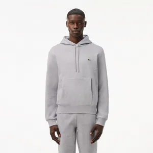 Мужская толстовка Lacoste Classic Fit с флисом, серый, арт. SH9623