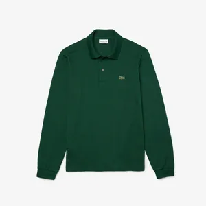 Мужское поло Lacoste L.12.21 Classic Fit с длинным рукавом, зеленый, арт. L1312