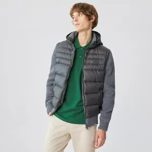 Мужская куртка Lacoste со съемными рукавами, серый, арт. BH2313