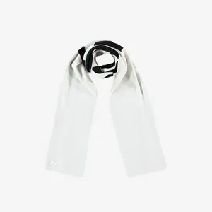 Шарф Lacoste Unisex, белый, арт. RE2302