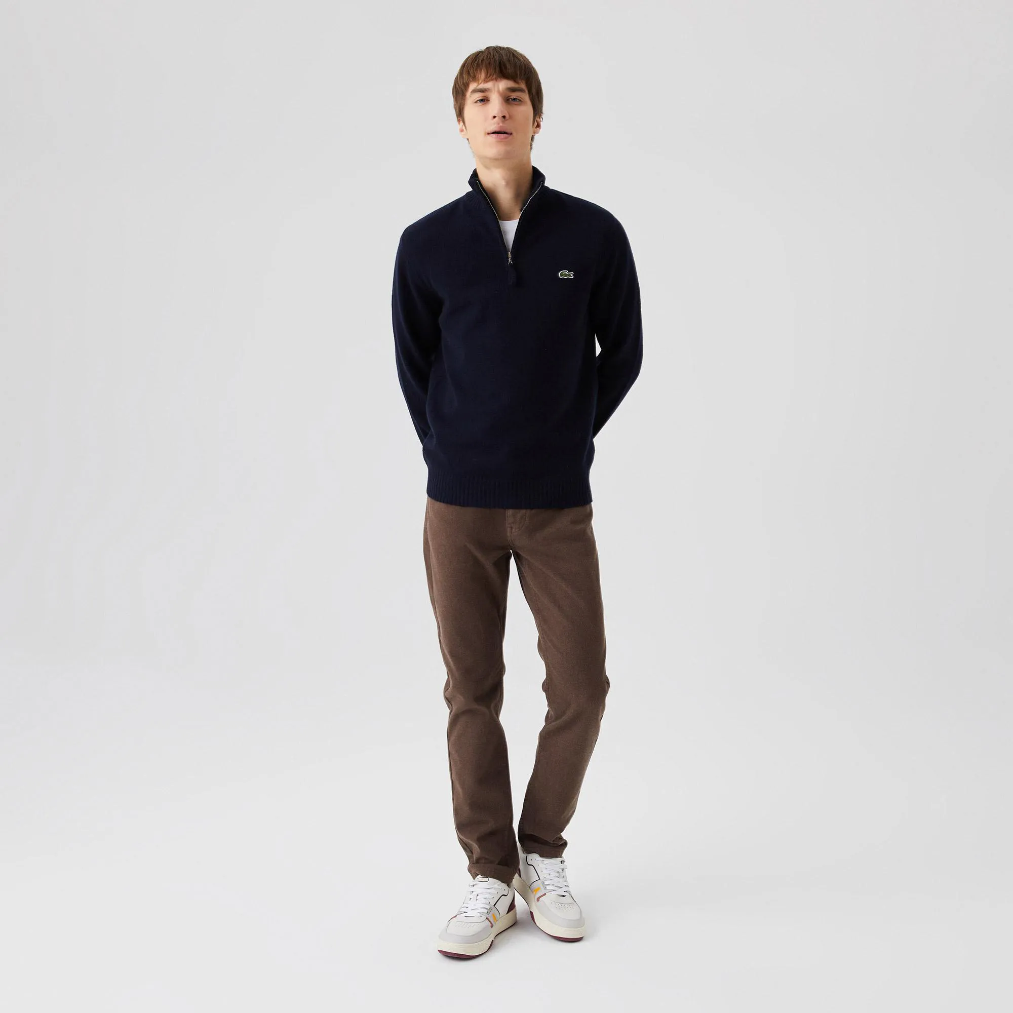 Мужские брюки Lacoste Slim Fit, коричневый, арт. HH2337