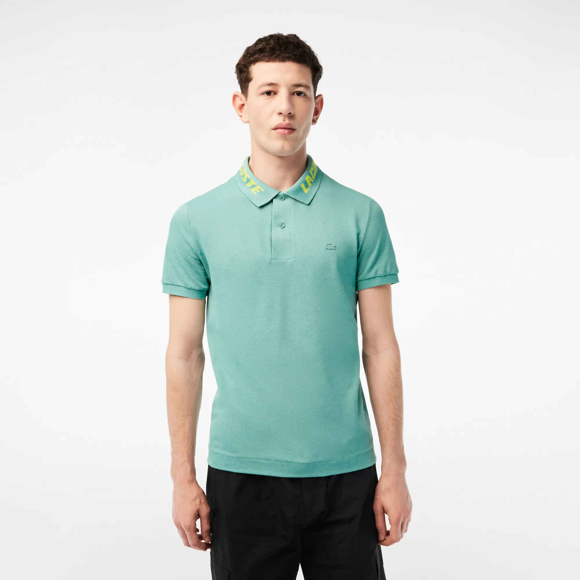 Мужское поло Lacoste Slim Fit, зеленый, арт. PH9642