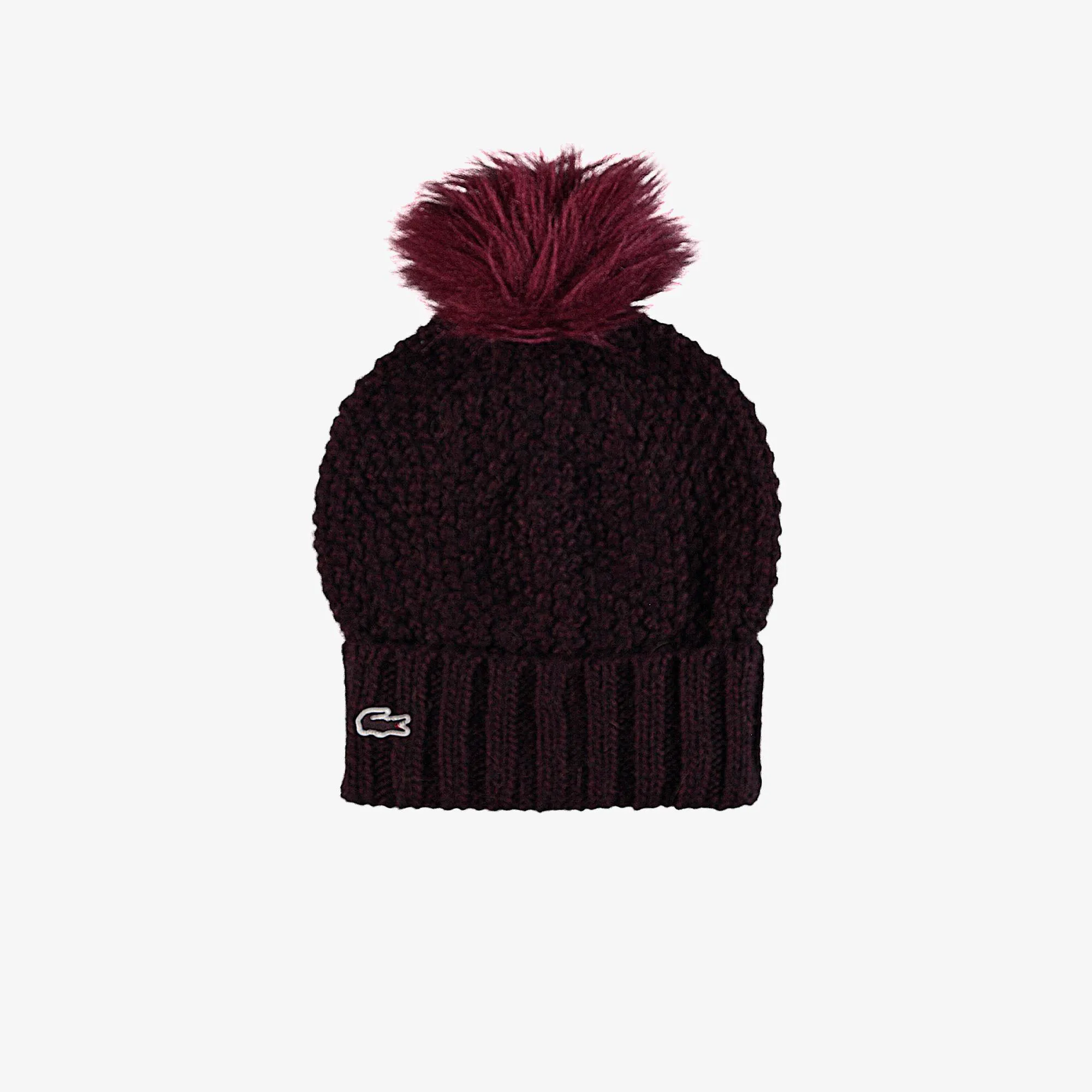 Женская шапка Lacoste, бордовый, арт. RB2109