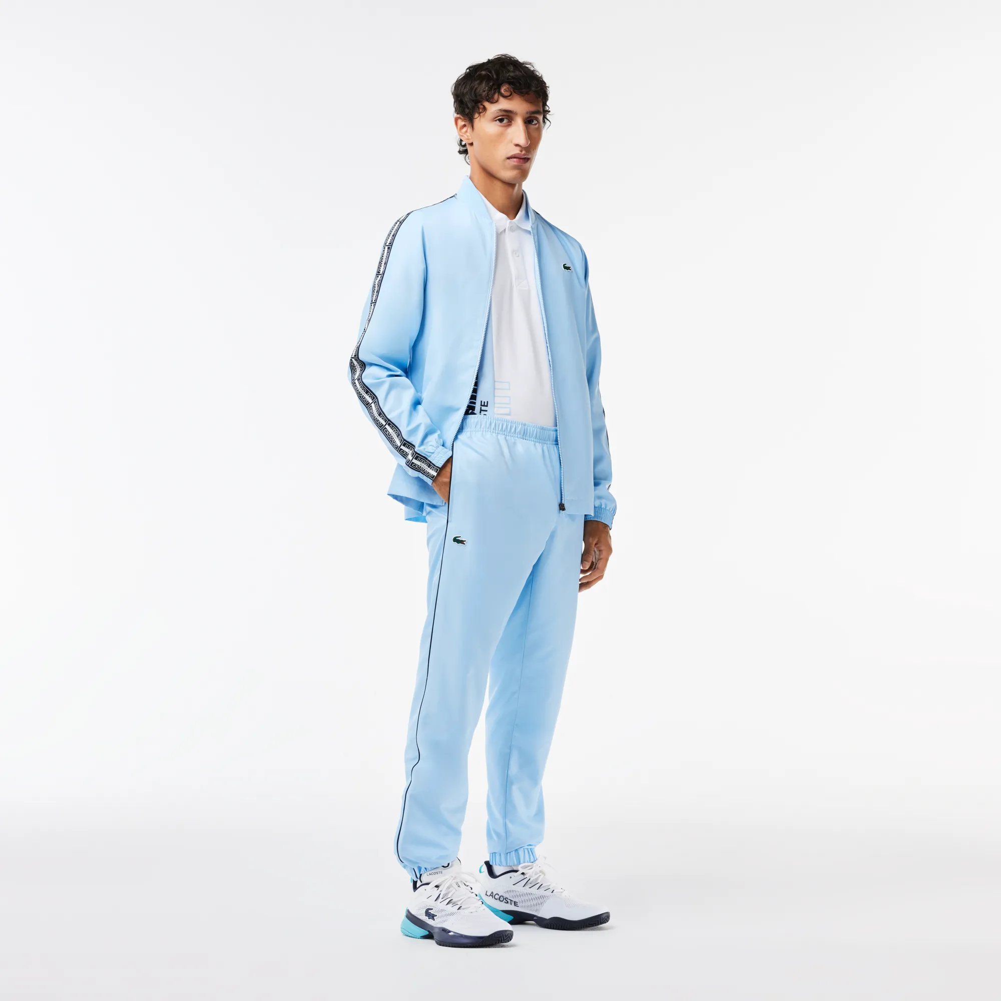 Мужской спортивный костюм Lacoste, голубой, арт. WH1792