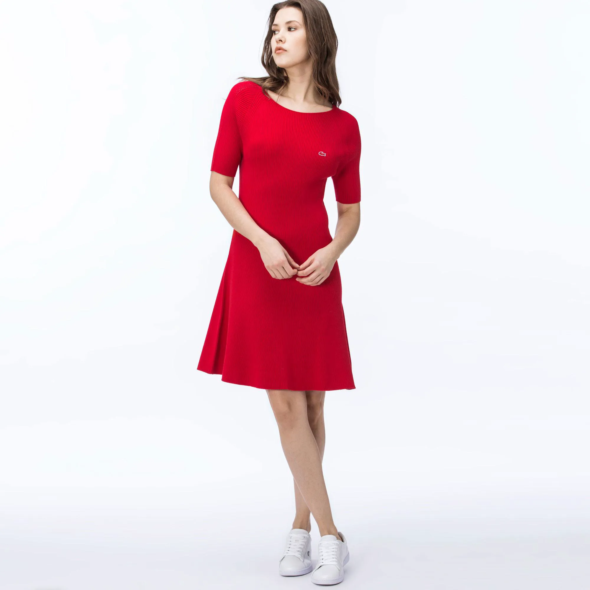Женское платье Lacoste Regular Fit, коричневый, арт. EF0919