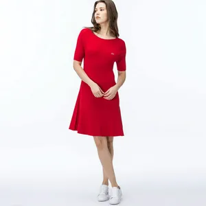 Женское платье Lacoste Regular Fit, коричневый, арт. EF0919