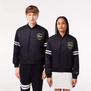 Куртка-бомбер Lacoste Archive Badge Unisex, синий, арт. BH0127