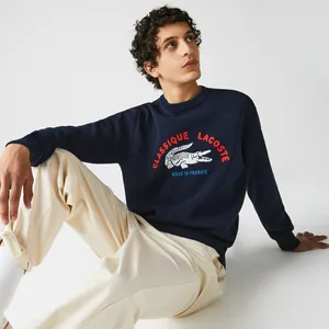 Мужской хлопковый свитер Lacoste, синий, арт. AH9021