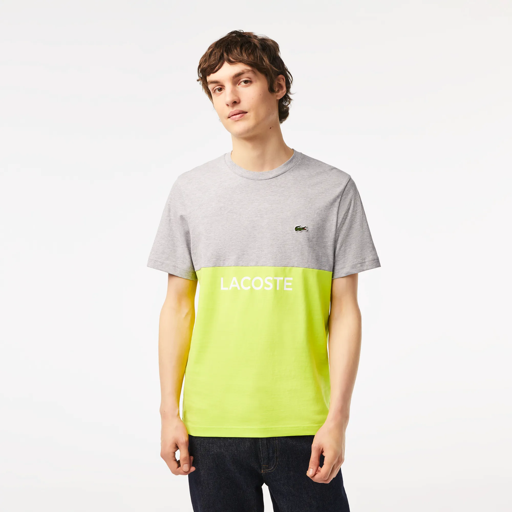 Мужская футболка Lacoste Regular Fit, серый, арт. TH8372