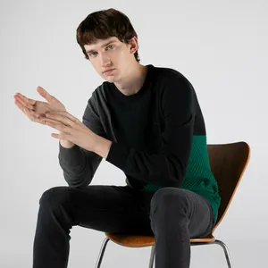 Мужской свитер Lacoste Regular Fit, черный, арт. AH2215