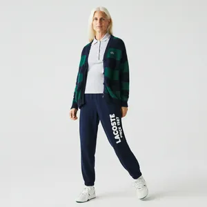 Женские лёгкие флисовые спортивные брюки Lacoste, синий, арт. XF7989