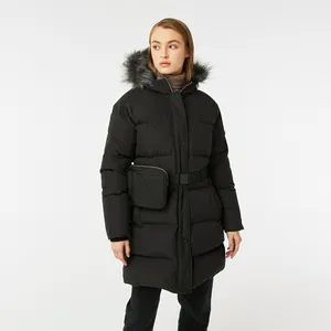 Женская куртка Lacoste с капюшоном, черный, арт. BF2303