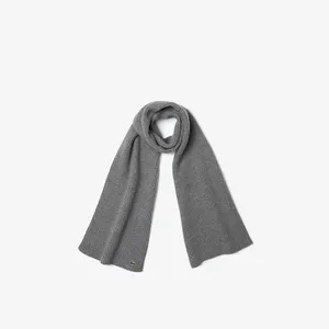 Шерстяной шарф Lacoste, серый, арт. RE7844