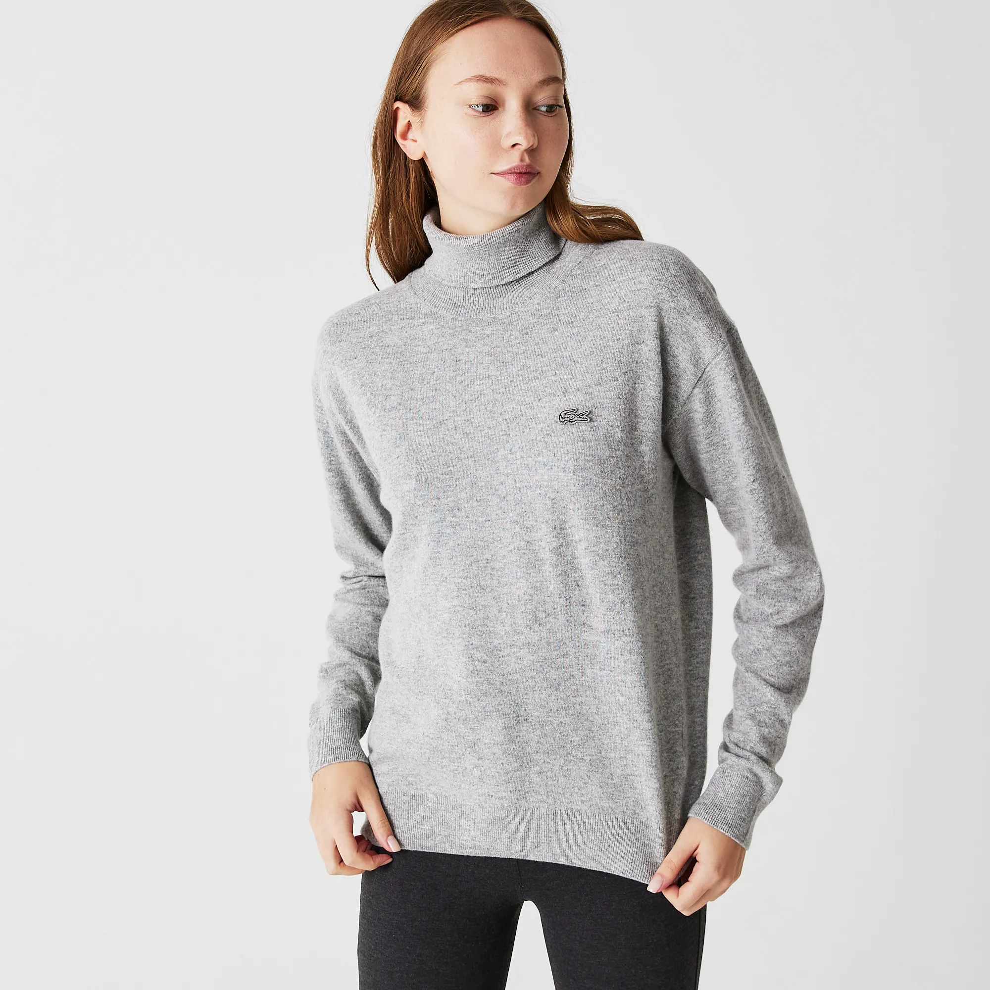 Женский свитер Lacoste из шерсти и кашемира, разноцветный, арт. AF2233