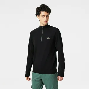 Мужской свитер Lacoste на молнии, черный, арт. AH2318R