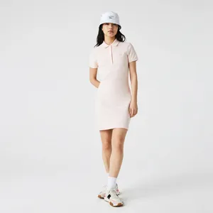 Женское платье-поло Lacoste Slim Fit, розовый, арт. EF5473