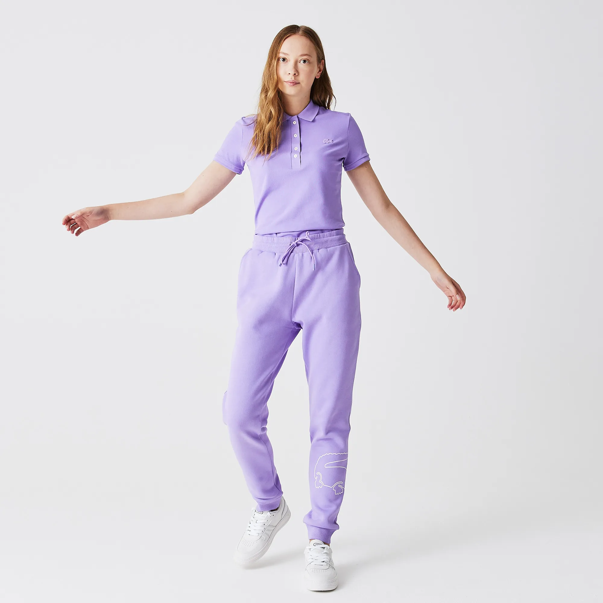 Женские спортивные брюки Lacoste, фиолетовый, арт. XF2331