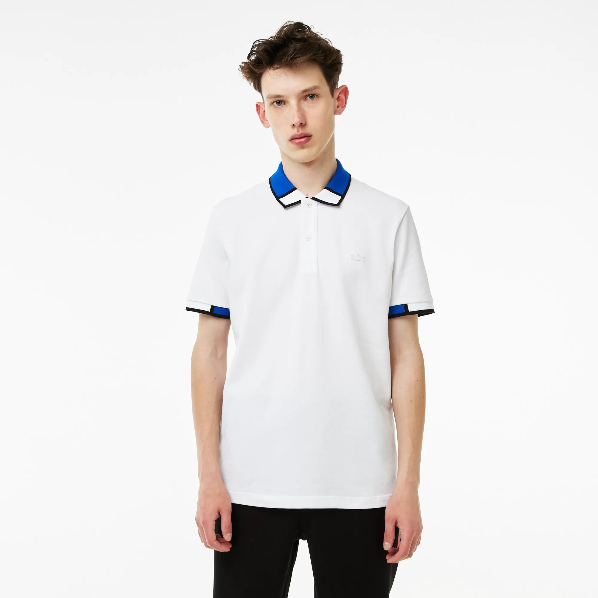 Мужское поло Lacoste Slim Fit, белый, арт. PH0306