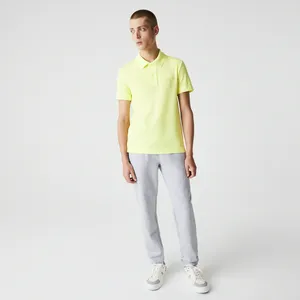 Мужское поло Lacoste Slim Fit из органического хлопка, желтый, арт. PH1909