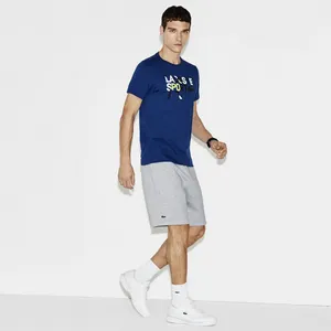 Хлопковая футболка Lacoste, синий, арт. GH2136
